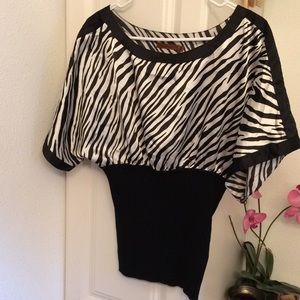 Zebra top